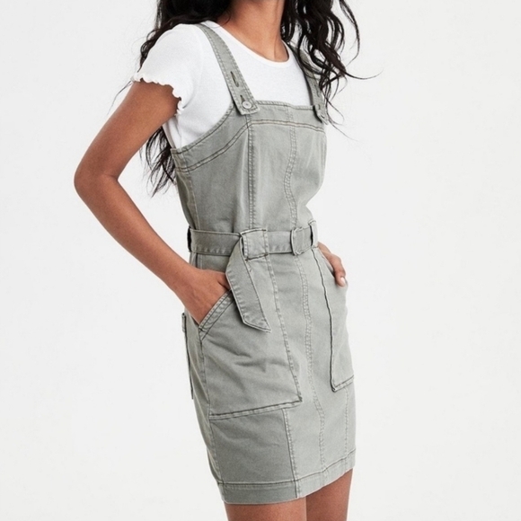 AMERICAN EAGLE Utility Overall Dress - Picture 9 of 12